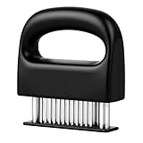 KITDAHOM Fleischzartmacher - Steaker Fleischzartmacher - Steaker, 48 Edelstahlklingen, zum Zerkleinern und Zartmachen von Fleisch, ideal für Rind, Huhn, Fisch und Lamm beim Kochen und Grillen