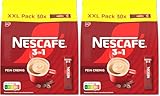 NESCAFÉ 3in1 XXL Pack, Getränkepulver-Sticks mit löslichem Bohnenkaffee, Creamer & Zucker, Instant-Kaffee aus erlesenen Kaffeebohnen, 2er Pack (30 Sticks à 16,5g)
