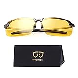 Bloomoak Nachtfahrbrille fahren | nachtbrille zum autofahren...