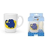 Trötsch Die Maus Kindertasse Elefant Geschenktasse aus Porzellan: Kaffeetasse Teetasse Geschenkidee Geschenk Tasse