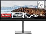 Lenovo L29w-30 73,66 cm (29 Zoll, 2560x1080, UWFHD, 90Hz, WideView, entspiegelt) Monitor (HDMI, DisplayPort, 4ms Reaktionszeit, AMD Radeon FreeSync, höhenverstellbar) schwarz