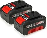 Original Einhell Akku PXC-Twinpack 4,0 Ah Power X-Change (Li-Ion, 18 V, 2x 4,0 Ah, für alle PXC-Geräte geeignet, proaktives Batteriemanagement, situativ angepasste Ladezyklen)