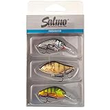 Salmo Perch Pack - 3 Wobbler zum Spinnfischen auf Barsche, Barschwobbler zum Spinnangeln, Barschköder zum Barschangeln, Kunstköder