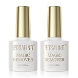 ROSALIND Nagellackentferner Für UV Nagellack Magic Remover,Gelnägel Shellac Entferner,Der Das Infiltrierende Gelöl Einfach Und Schnell Entfernt, Schadet Dem Nagel Nicht