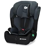 Kinderkraft Kinderautositz COMFORT UP I-SIZE, Autokindersitz, Kindersitz, ein Autositz für Kinder von 76-150 cm, 5-Punkt-Sicherheitsgurt, Einstellbare Kopfstütze, ECE R129/03, Schwarz