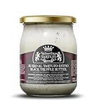 Valnerina Tartufi schwarze Trüffelbutter Sommer | Black Truffle Butter | Gastronomische Spezialität für Crostini, Bruschetta, Vorspeisen, erste und zweite Gerichte | Dose 450 gr.