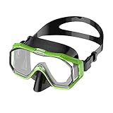 Schwimmbrille mit Nase, gehärtetes Glas, Anti-Beschlag, wasserdichte Poolbrille, weiche Silikondichtung, Erwachsenenbrille zum Schwimmen, Schnorcheln