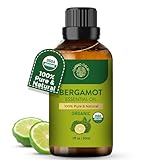 Carno Calm Bergamotte Ätherisches Öl 30ml | 100% Reines & Natürliches Ätherisches Öl Bergamotte | Für Diffusor, Aromatherapie, Raumduft, Seifen & Kerzenherstellung | 1 fl oz