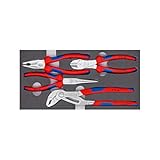 Knipex Zangen-Set in Schaumstoffeinlage 00 20 01 V17