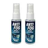 Tyron Anti Fog Spray | Antibeschlagspray | Geeignet für Schwimm- und Taucherbrillen | Wirkt schnell und effektiv | 30 ml Inhalt | 2 Stück