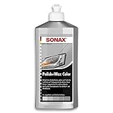 SONAX Polish+Wax Color silber/grau (500 ml) Politur mit grauen Farbpigmenten und Wachsanteilen | Art-Nr. 02963000