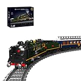 MK12025 Klemmbausteine SNCF 231 Zug Elektrisch mit Eisenbahn Bausteine Set schnellzug, Dampflok Train Modell mit Motorens,Züge Lokomotive Spur Fahrzeug Mould 12025,Kompatibel mit Lego（3898 Teile）