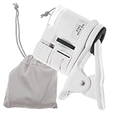 SEWOART Telefonobjektiv mit handyhalter antikes Telefon Telefonständer Flugzeug aufbewahrungssack Storage Pockets Handy-Mikroskop 100-fache Handylupe zum Anstecken Abs Weiß