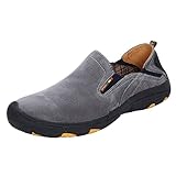 Sommer Herren Outdoor Sportschuhe mit weichen Sohlen Freizeit Bergschuhe Wasserdicht Schuhe Herren 46 (Grey, 44)