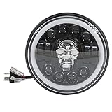 Leapiture 7-Zoll-Motorradscheinwerfer, runder...