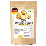 EWL Naturprodukte Kartoffelfasern Kartoffelmehl Kartoffelfasermehl I Aus deutschen Kartoffeln I Kontrolliert und abgefüllt in Deutschland Kartoffelfaser im wiederverschließbaren Beutel 550g