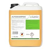 Flotex - Autoshampoo Konzentrat im praktischen 5L Kanister | Autoshampoo für Hochdruckreiniger | Autoreiniger für PKW, LKW, Wohnmobil und Motorrad