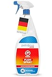 Patronus Floh-Spray für Wohnung & Umgebung 1000ml - TESTSIEGER - Abwehr-Mittel gegen Flöhe CEG 3 CL mit Sofortschutz - hochwirksam & laborgeprüft