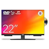 Cello C2224F 22' Full HD LED TV mit rahmenlosem Design Integrierter DVD-Player Triple Tuner (DVB-C/-S2/-T2) Pitch Perfect Sound Ideal für kleine Räume [2024]