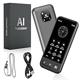 Sprachübersetzungsgerät, KI-Übersetzer, ChatGpt AI Übersetzungsgerät mit Sprachausgabe, Sprachübersetzer, Offline-Übersetzer, Fotoübersetzer zum Lernen, Reisen (Z16C)