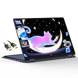 HP Omnibook X Flip 2 in 1 14’’ 2K Touchscreen Laptop, Convertible Laptop 16GB DDR5 RAM 1TB SSD, Intel Core Ultra 5, Intel Arc 130V GPU, Thunderbolt 4, Windows 11, PDG HDMI Cable, US Version KB