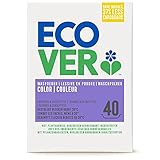 Ecover Color Waschpulver Konzentrat Lavendel (3 kg / 40 Waschladungen), Colorwaschmittel mit pflanzenbasierten Inhaltsstoffen, Waschmittel Pulver für natürlich reine Buntwäsche, 3 kg