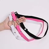 Keuschheitsgürtel für Herren Peniskäfig Fester Hilfsriemen Cock Cage Anti-Fall Chastity Belt Bondage Sexspielzeug für Mann (Schwarz)