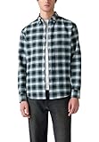 Levi's Herren Authentic Hemd mit Knopfleiste Raffa Plaid Dark Green Green XS