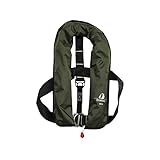 12skipper Automatik-Rettungswesten 165N ISO UML Olive mit Harness