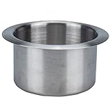 Getränkehalterung Auto Einbau Becherhalter Edelstahl Sofa Poker Tisch Becherhalter Ersatzeinsatz Getränkedosenhalter für Wohnmobile Auto Auto Wohnmobil Getränkehalter