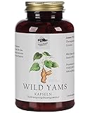 KRÄUTERHANDEL SANKT ANTON Wild Yams Kapseln - 450mg Wild Yams Extrakt (90mg Diosgenin) - Hochdosiert 240 Kapseln ( 8 Monate)- Gluten- und Laktosefrei - Deutsche Premium-Qualität…