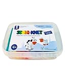 Feuchtmann SCHUL-KNET | Maxi Box Knetset 10 x 40g Kinderknete in Stangen | vegane glutenfreie Spielknete | nicht trocknende Knete | ungiftige Modelliermasse