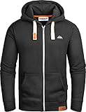 Grin&Bear Herren Kapuzenpullover schwarz, XL, GEC022