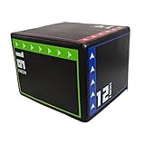 Teesea Sprungbox, 3-in-1-Plattform, Plyo-Box für Konditionierung, Krafttraining, Training, Springen, Dips, verstellbare Höhen