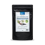 AGUALEVE Premium Aktivkohle Pulver 200g aus Kokosnussschalen...