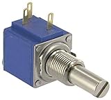 Bourns 84, Schraubmontage 10-Gang Dreh Potentiometer 10k? ±5% / 1W, Schaft-Ø 6,35 mm