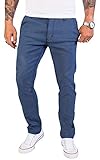 Rock Creek Herren Chino Hose Slim Fit Business Hosen Chinohose Stoffhose Chinos Hosen für Männer Casual Elegante Hose RC-2154 Blau W34 L32