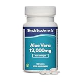 Aloe Vera 12.000mg - 180 Tabletten - Geeignet für Veganer - Versorgung von 3 Monaten - SimplySupplements