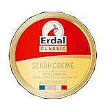 Erdal Classic Schuhcreme mit Bienenwachs mit pflegenden Ölen, pflegt, schützt und frischt die Farbe auf, 1er Pack, 1 x 75 ml, farblos