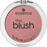 essence cosmetics the blush, Rouge, Nr. 90 Bedazzling, rot, langanhaltend, matt, natürlich, vegan, Mikroplastik Partikel frei, Nanopartikel frei (5g)