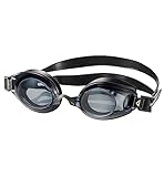 Aqua Speed Lumina Schwimmbrille optisch verstellbar für Damen & Herren | UV Schwimmbrillen mit Sehstärke -6.0 - Swimming Goggles for Women Men | Swim Goggles - Schwarz - Getönt