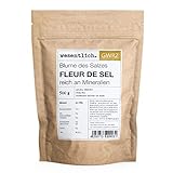 Fleur de Sel 500g, Blume des Salzes, reines Meersalz, handgeschöpft, von wesentlich.