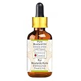 Greenwood Essential Naturreine Senföl (Brassica juncea) mit Glas Tropfer Kaltgepresst 30ml (1 oz)