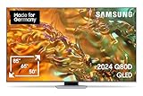 Samsung QLED 4K Q80D Fernseher 65 Zoll, Neural Quantum 4K AI Gen2 Prozessor, AI Upscaling, Direct Fully Array, Smart TV, KI TV, GQ65Q80DATXZG, Deutsches Modell