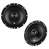 JBL Stage1 61F 2-Wege Auto Lautsprecher Set von Harman Kardon - 200 Watt KFZ Auto Boxen 40 Watt RMS - 2 stück Car HiFi JBL Box groß 16,5cm | 165mm | 6,5 Zoll, Schwarz