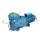 Schwimmbad Filterpumpe Umwälzpumpe Wasserfilterpumpe zur Reinigung von Pool und Whirlpool mit leistungsstarkem Motor 3,8 cm Anschluss