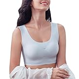 Cocila Damen Spitzen BH Bralettes Kabel Beauty Back Unterwäsche No Sports Gather Vest Large Size Dünner Stoßfester Schlaf-BH Sachen Hemden Ohne Bügel Stützend Klebe Tiefer Ausschnitt Still 3Er