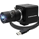 Svpro 4K Webcam mit Zoomobjektiv,Ultra HD Videokamera mit CMOS Sensor 10X Optischer Zoom Kamera für Computer, 8MP USB Webcam 30fps für Laptop Desktop,UVC Camcorder für Windows,Linux,Android,Mac OS