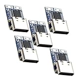 Odoukey PD-Triggermodul, 5pcs USB/Typ-C Festspannung PD 23.0 Power Delivery Decoy Board (DC 12V)