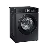 Samsung WW11BBA049AB/EG Waschmaschine, 11 kg, 1400 U/min, AI Ecobubble-Technologie, BESPOKE Flat Design mit SpaceMax Technologie, Hygiene-Dampfprogramm, FleckenIntensiv-Funktion, Schwarz